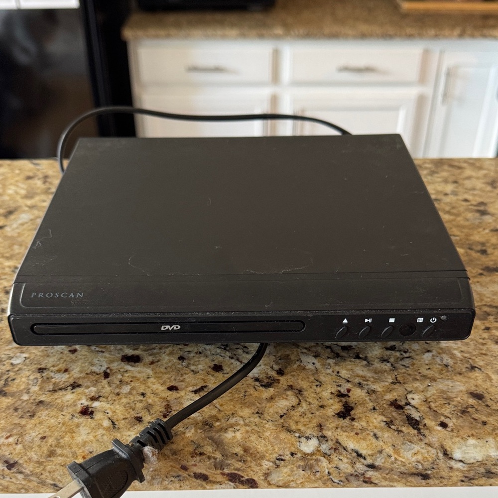Black DVD Player